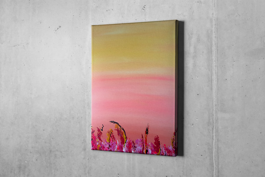 Fuoco nel tramonto