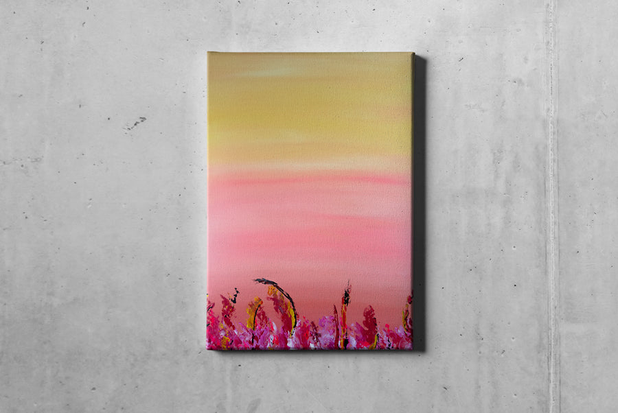 Fuoco nel tramonto