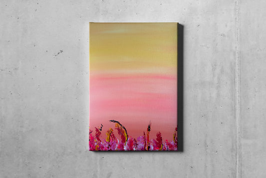 Fuoco nel tramonto
